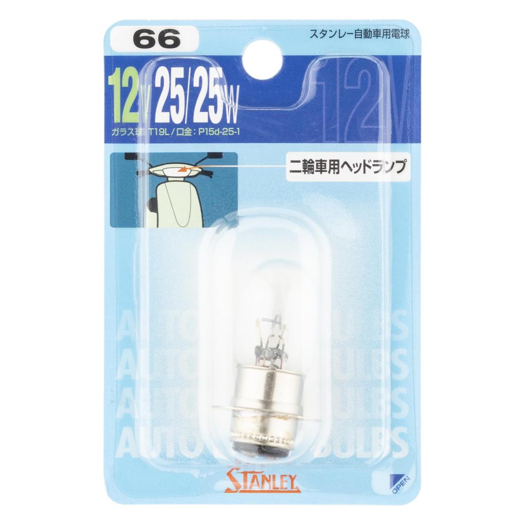 STANLEY NO66 B/P Bulb, 12V25/26W