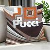 brand EMILIO PUCCI Cushion Cover Cushion Cover Set 4Pcs 50x50 45x45 40x40 Pillowcase Decorative Sofa Home Decor
