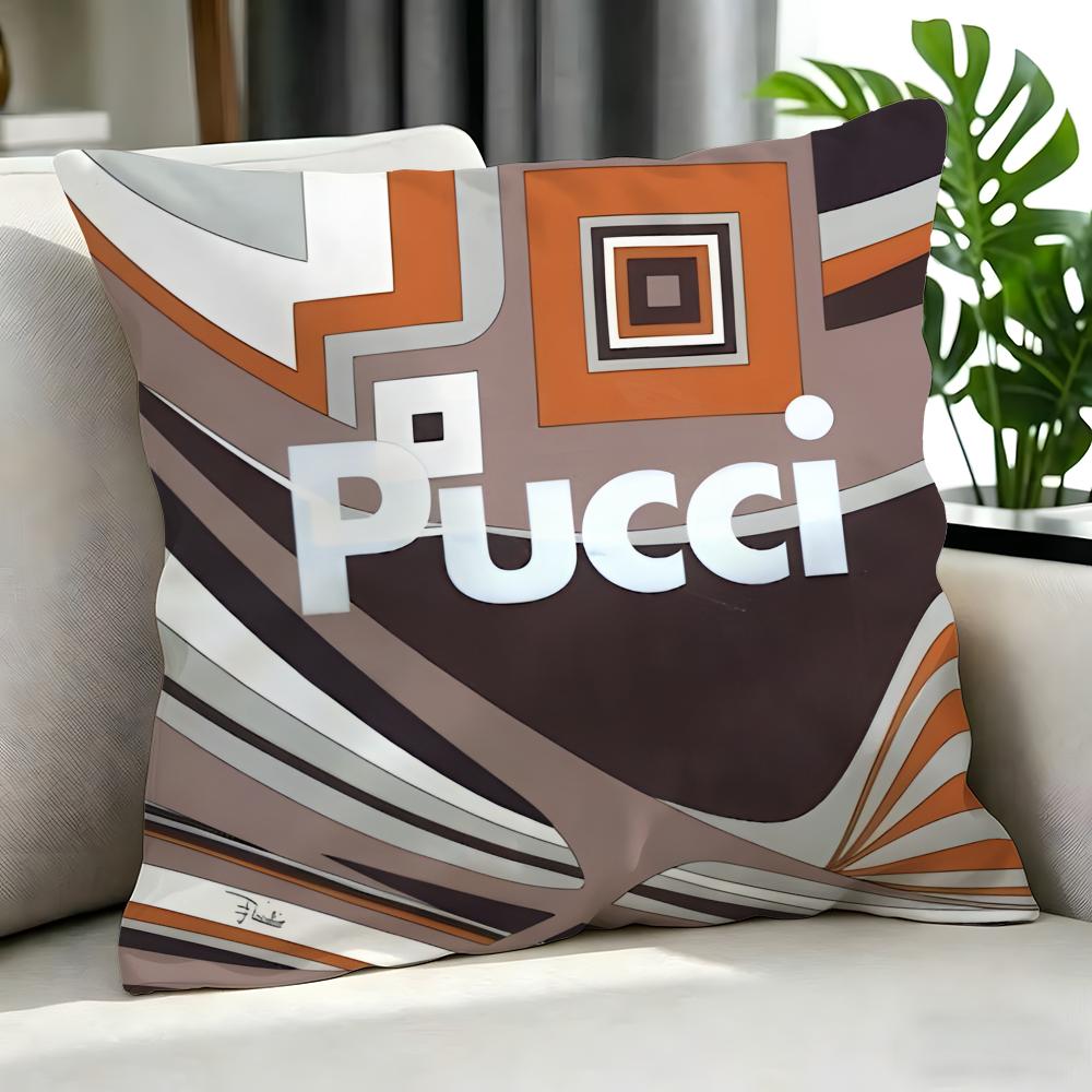 brand EMILIO PUCCI Cushion Cover Cushion Cover Set 4Pcs 50x50 45x45 40x40 Pillowcase Decorative Sofa Home Decor