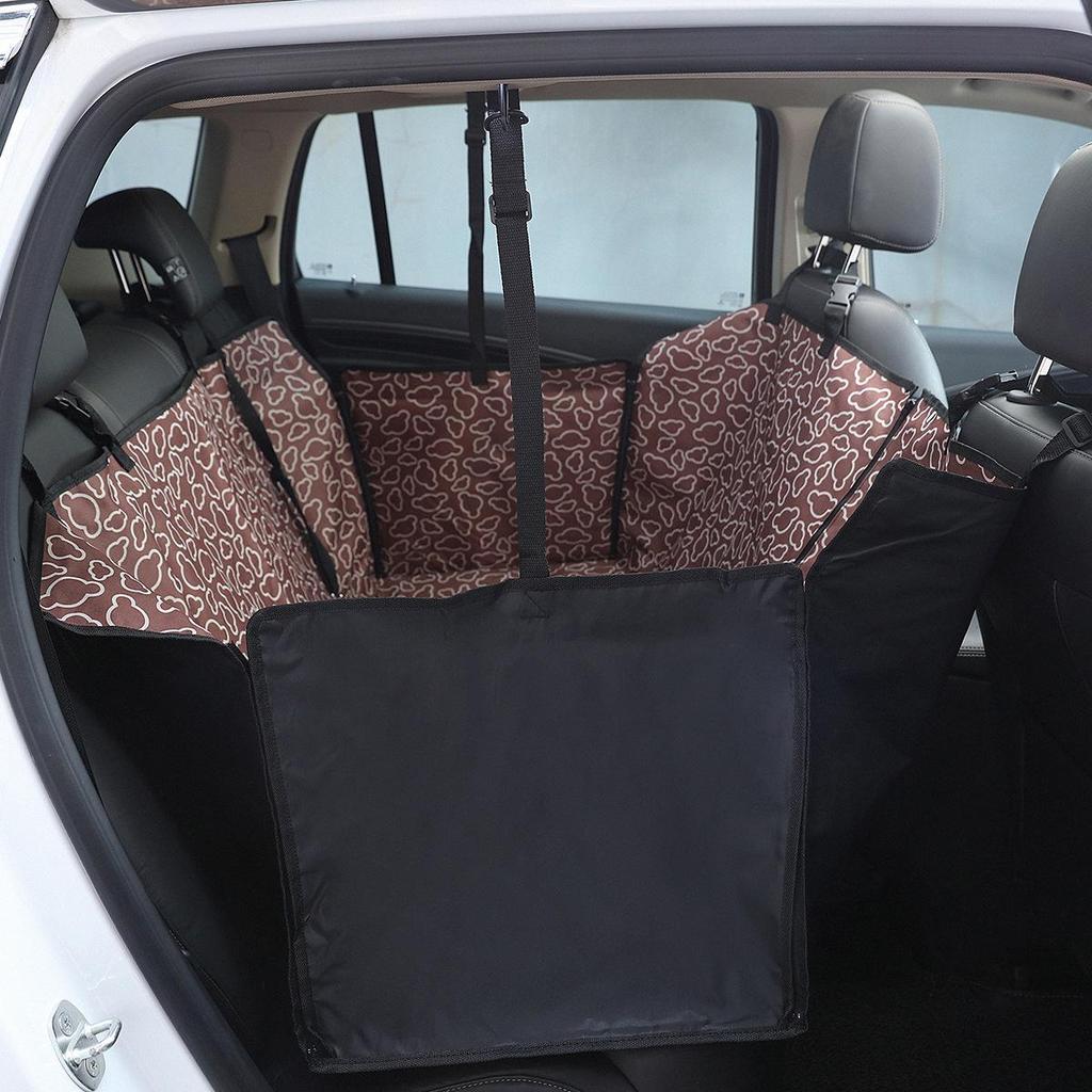 Pet Car Seat Cushion: Oxford Cloth Double Seat Pad for Rear Car Seats