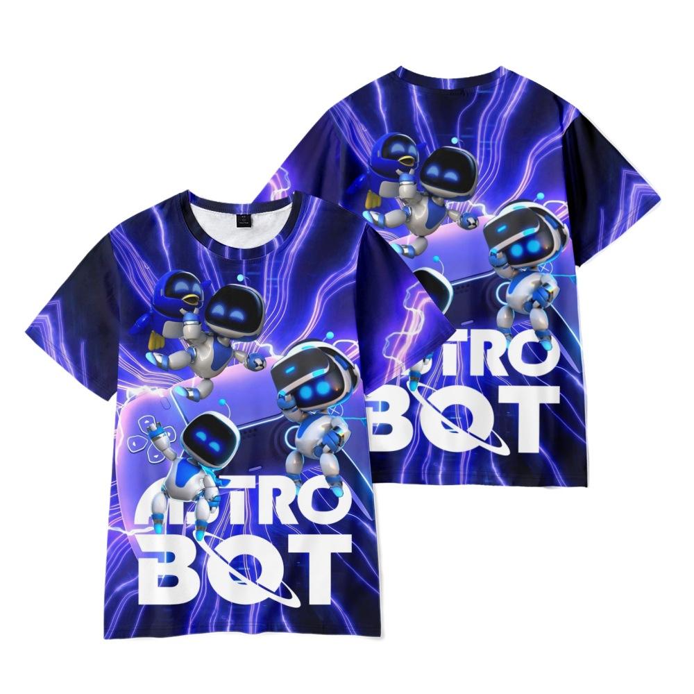 7 Colors Funny Astro Bot Anime T Shirt Cool Men's Tshirt O Neck Casual Unisex Streetwear Fashion Tee Camisetas Ropa Hombre