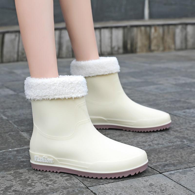 Regenstiefel Damen Oberbekleidung Überzug Füße Damen Regenschuhe neu hoch Regenstiefel Damen