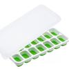 Ice Cube Tray Silicone Mold with Cover Square 14-cube Easy Release Ice Cube Molds Summer Kitchen Bar DIY Iced Drink Maker Tools