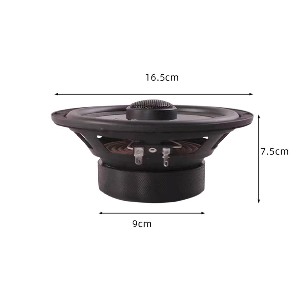 GoolRC 1 Pair Universal Audio 40W Power Reference Inch Car Horn Stereo Audio Coaxial Speaker System 6.5