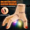 Horror Movie Themed Electric Crawling Hand With LED Lights Scary Noises And Sensor Triggered Movement Halloween Decoration