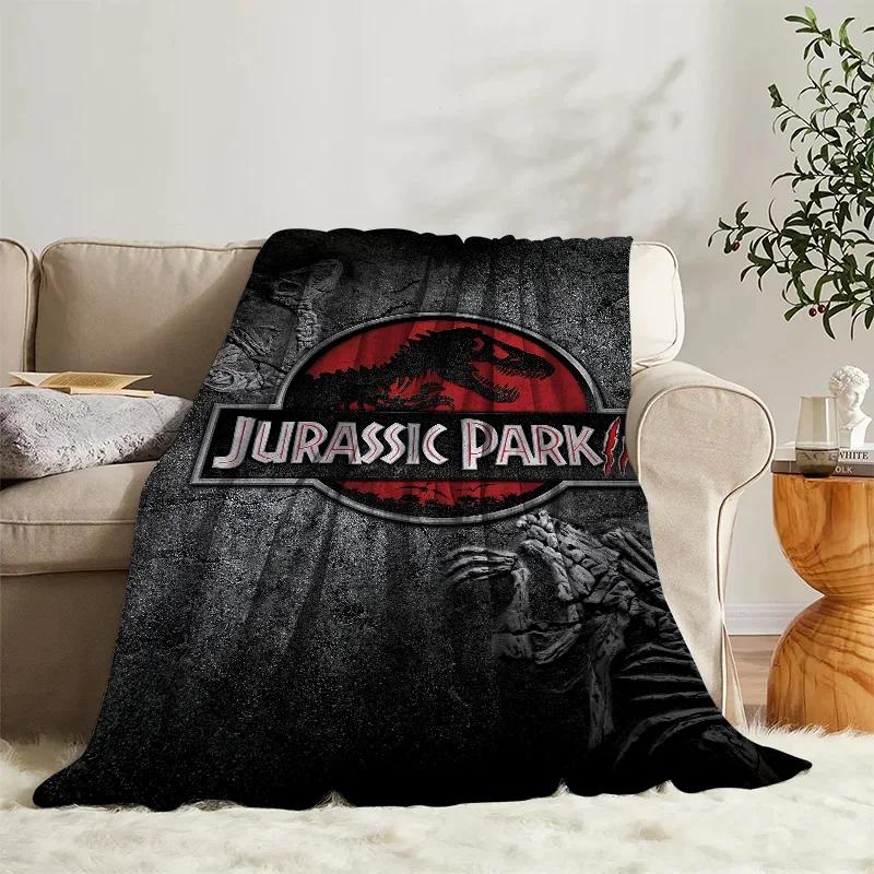 Fluffy Blanket  J-Jurassic Park Bed Sofa Camp Nap Bedroom Decor Bedspread Soft Fleece Home Textile Birthday Wedding Gift Blanket