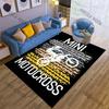 1PC Mini motocross rider jumping tire tracks Carpet for Living Room Bedroom Sofa Home Decor Rus Non-slip Floor Mat Luxury Gift