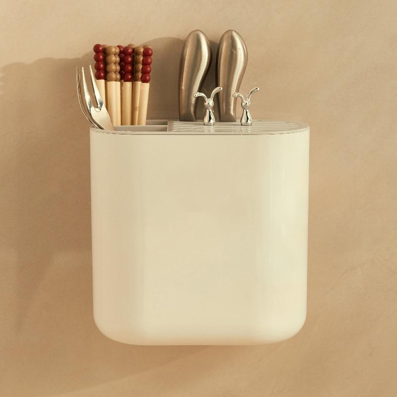 Kuchyňský úložný stojan na hůlky Úsporný držák na nádobí Kuchyňská krabička na odkapávání hůlek Stojan na uložení kuchyňských nožů