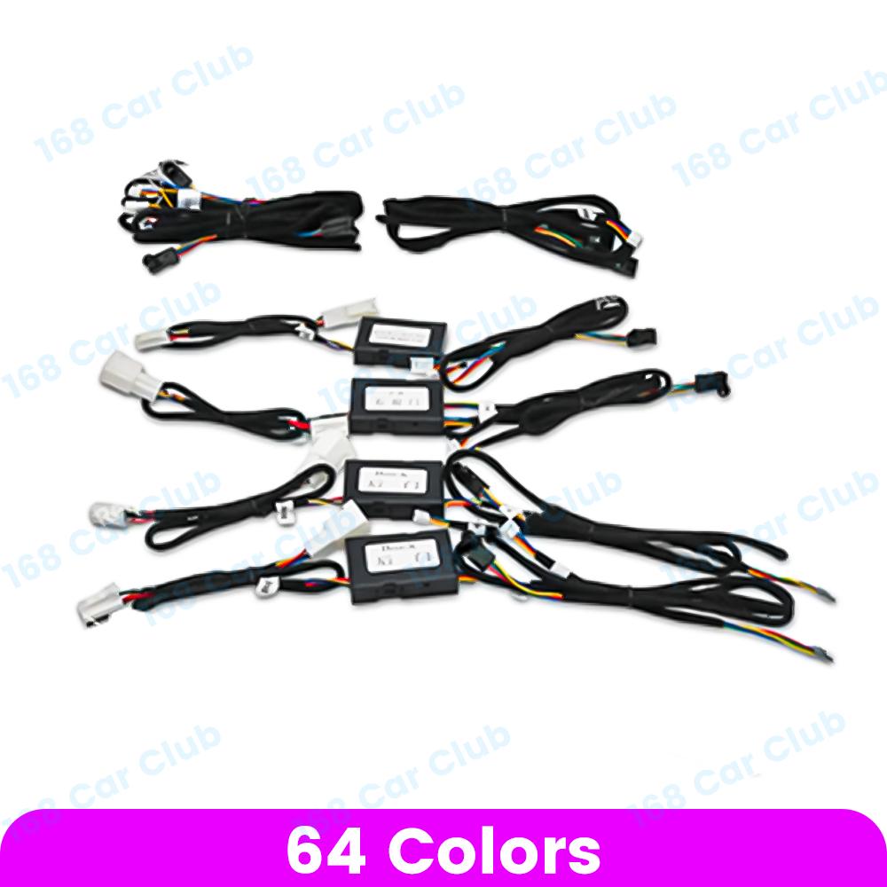 12/64 Colors Original 3 Colors Upgrade Ambient Light For Mercedes Benz W166 W212 W218 W292 W221 GLE Car LED Decorate Lamp Cable