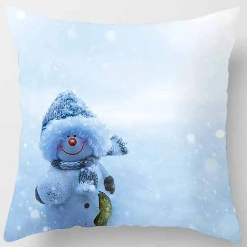 

Наволочки с рождественской тематикой Аксессуары для автомобиля Офис Санта-Клаус Гостиная Диван Домашние наволочки 40x40cm