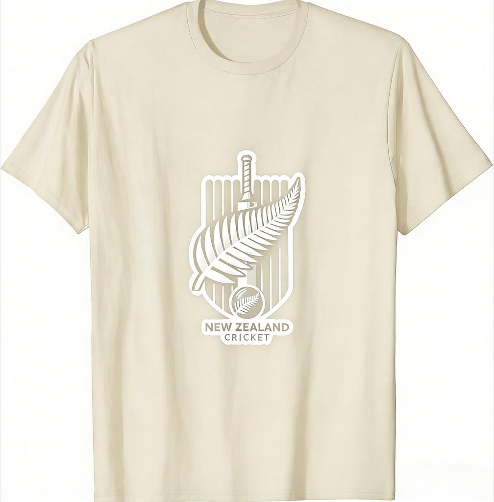 2026 New Zealand Cricket Celebrating The Spirit Printed T Shirt Vintage Top for Everyday Wear Homme Soft Comfortable Summer Tee