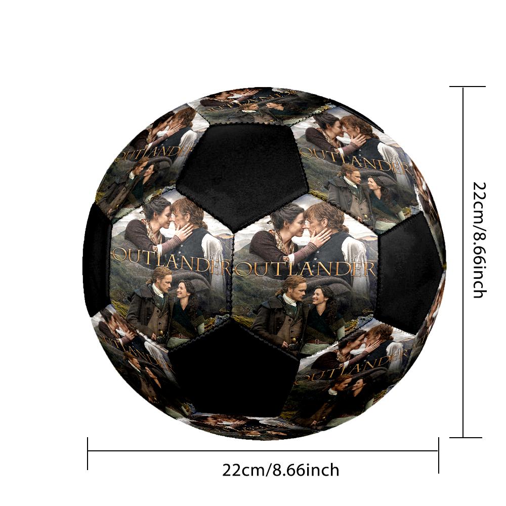 Vibrant Outlander Indoor Soccer Ball Colorful Machine Stitched PVC Size 5 Team Training Competition Ready Durable High-Bounce Cool Sports Gift
