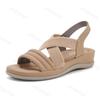 Fashion Women Sandals Comfortable Non-slip Wedges Peep Toe Summer 2025 Platform Fashion Sandals Sandalias De Mujer Plus Size 36-42