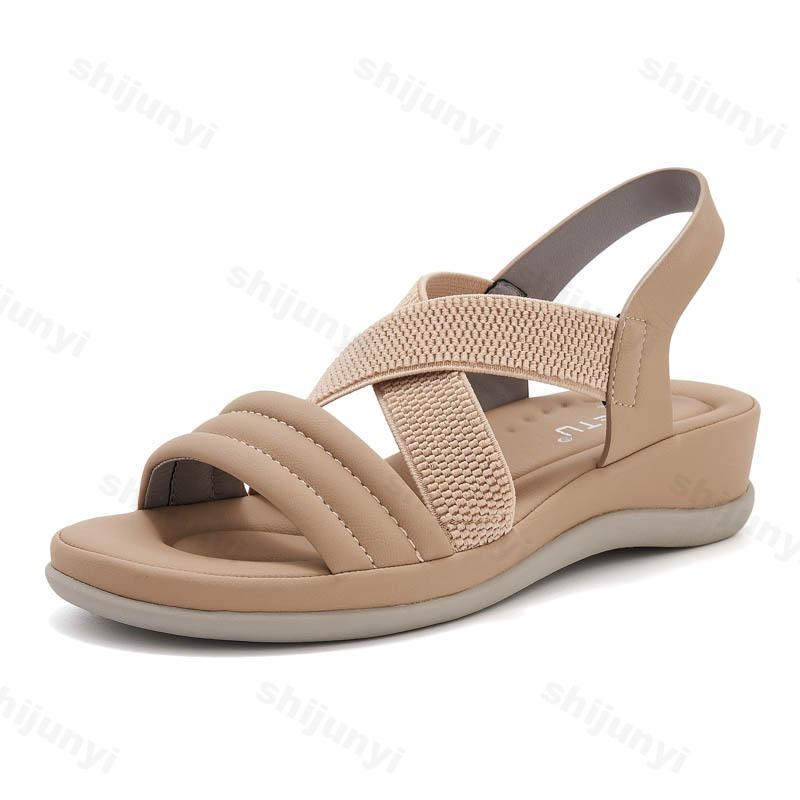 Fashion Women Sandals Comfortable Non-slip Wedges Peep Toe Summer 2025 Platform Fashion Sandals Sandalias De Mujer Plus Size 36-42