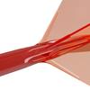 CUESOUL ROST 77 Transparent Set of Clear Red Flights with Yellow Large Size One-Piece Flights, Standard, 3, Logo, (CS-77-XB4T-L)