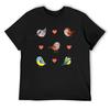 Lovebirds - Garden Birds T-Shirt Tops Vintage Rapper Graphic Tees Tee Shirts for Men