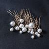 Pearl Decor U-Shaped Hair Pins Alloy Vintage Hair Sticks Chinese Hair Pin Hairstyle Chignon for Girls Alloy Hairpin