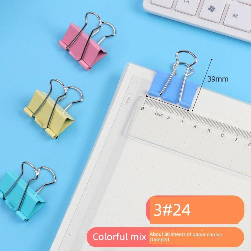 Series Medium Financial Files Strong Colorful Long Tail Clip