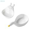 Hot Plastic Sauce Dish With Handle Cute Rabbit Seasoning Dishes Small Sushi Dipping Bowl Kitchen Soy Vinegar Snake Sauce Plate