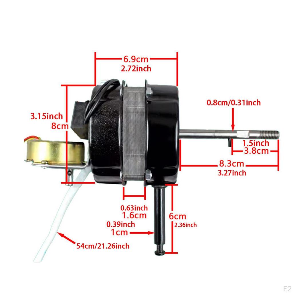 Oscillating Fan Motor Electric High Performance Mini Direct Replacement Electronic