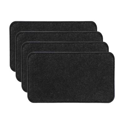 4Pcs Protective Bag Bottom Shaper Pads With Round Corners Practical Felt Insert For Purse Backpack Travel Organizer