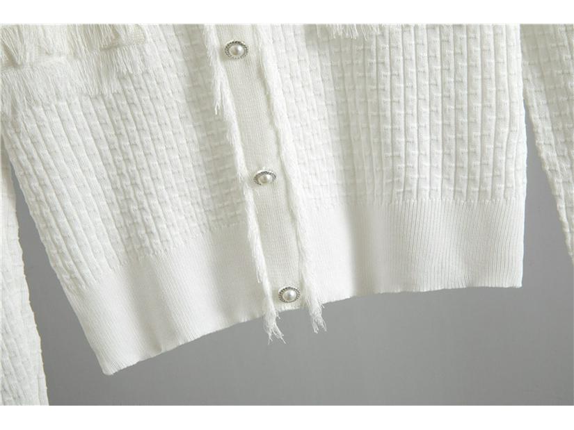 Set elegant franțuzesc din două piese în stil Hepburn: Cardigan Tricotat & Rochie din Lână