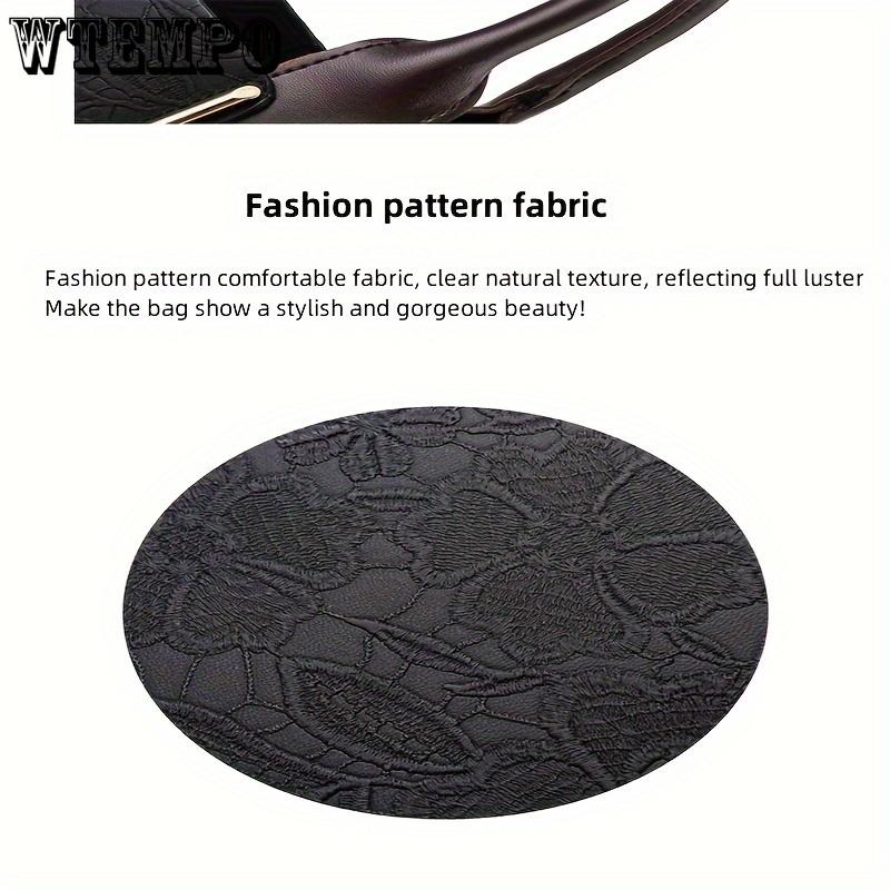 New Lace Embossed Large Capacity Soft Shoulder Oblique Span Multi-layer Texture Foreign Style Women's Bag