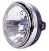 Universal Motorcycle Headlight Reflector with Halogen for Yamaha Zephyr and Classic Motorcycles Diamond-Cut Lens, Lamp, 180, Balius, ZRX, ZR400,