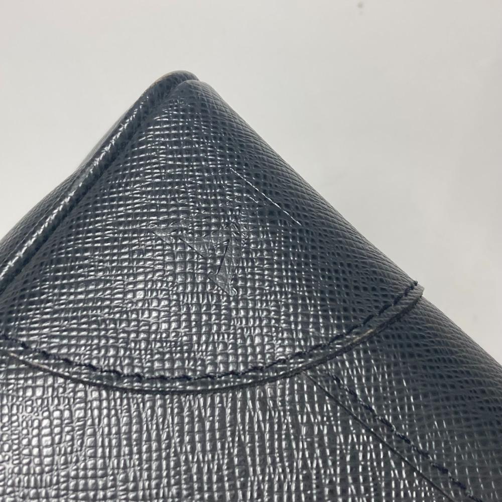 Louis Vuitton M31152 Taiga Stanislav Travel Bag Hand Bag Taiga Leather Black