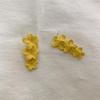 Women's 925 Silver Korean Dongdaemun Petal Dangle Earrings - Summer Flower Design, Trendy & Versatile Stud Earrings