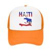 Haiti Flag Map Haitian Pride Mesh Baseball Caps Unisex Sport Trucker Worker Cap  Hat Adjustable Summer Trucker Hat