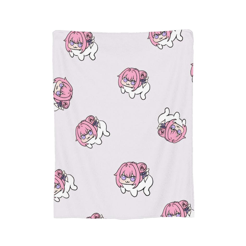 Nikke Doro Blankets Flannel All Season Portable Ultra-Soft Throw Blankets for Bedding Couch Plush Thin Quilt
