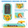 Beacron Musical Steering Wheel Toy for Ages Simulated Racing Car Sound Ages Race Birthday Gift Boys, 4-6 Toddlers, Driving, Game, 3+, Interactive,
