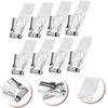 8pcs Spring Clip Retaining Clips for Recessed Lighting Fixed Clip for Panel Lamp Durable Light Securing Clamps Compatible Lamp Accessories for