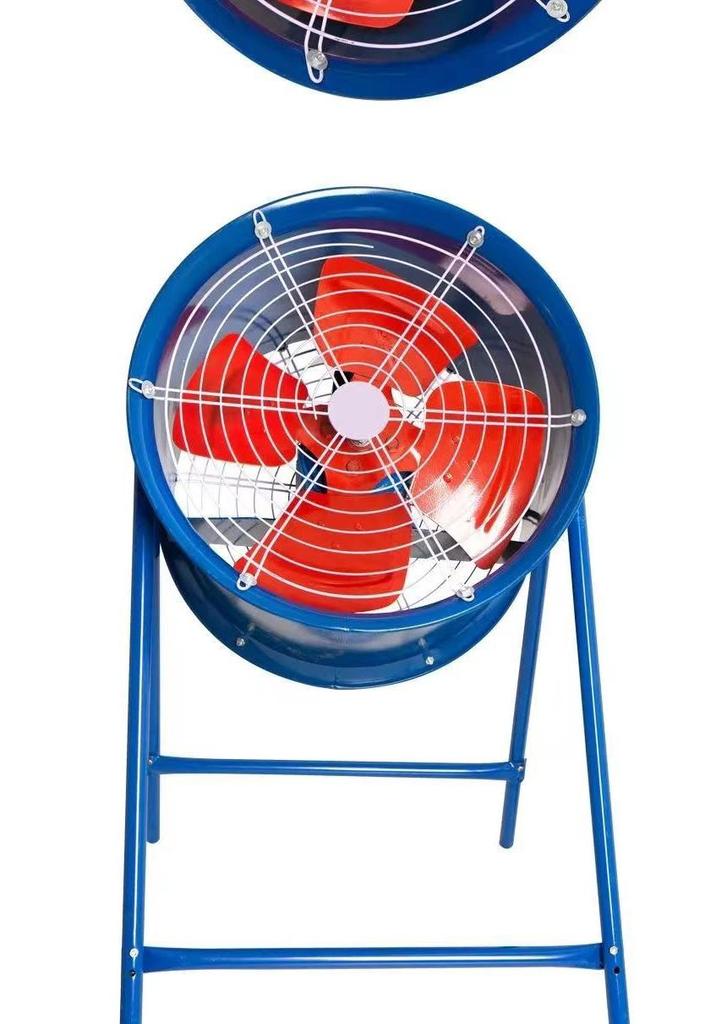 High-Power Axial Flow Barrel Exhaust Fan for Industrial & Commercial Use