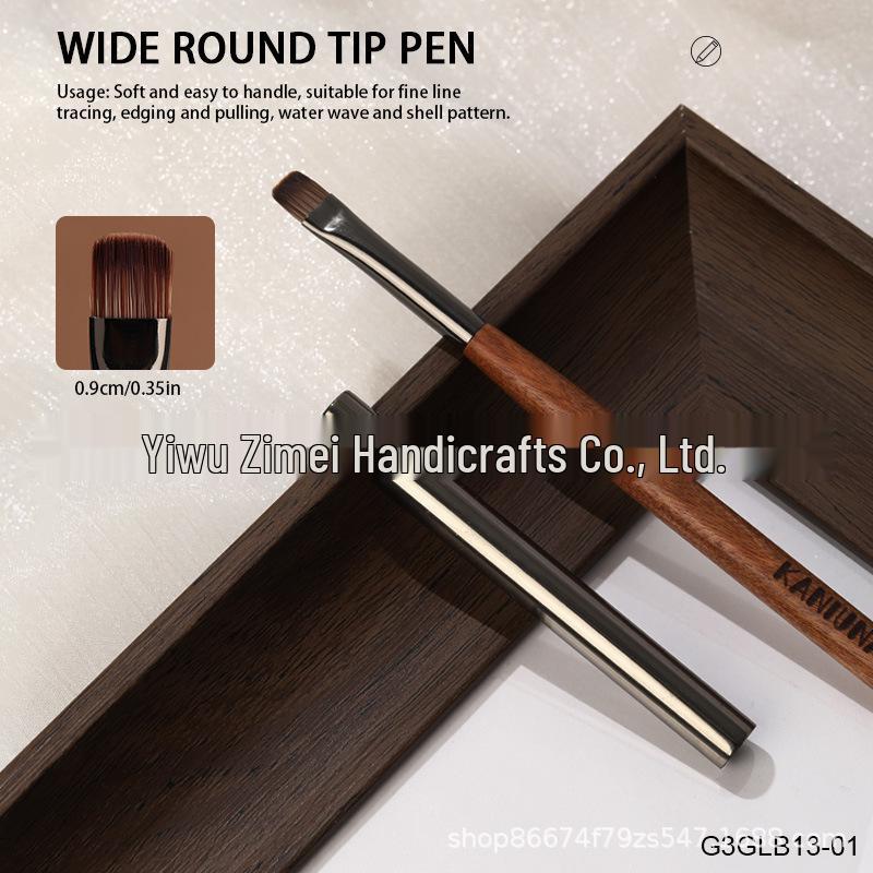 

Кисть для нейл-арта из высококачественного грецкого ореха: Ручка-гель с эффектом омбре, градиента и линий