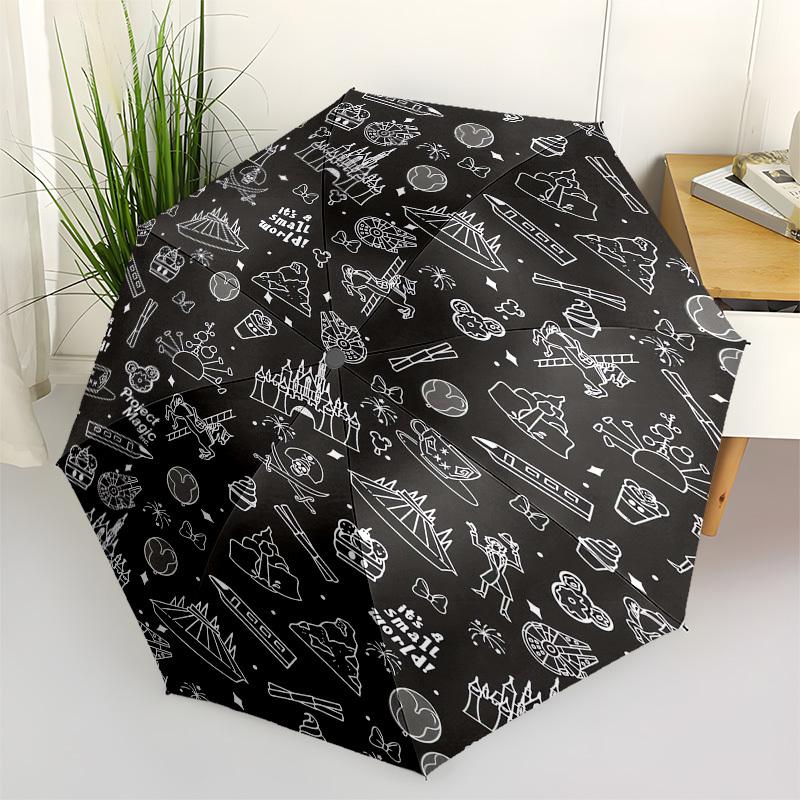 

1pc Project Magic Inc. Umbrella with Plastic Handle,Suitable for All Seasons Travel Outdoor Multi-functional UmbrellaDCS155
