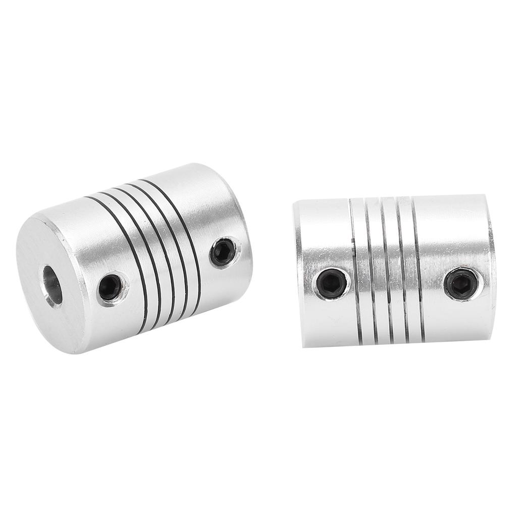 2Pcs Shaft Coupling Flexible Encoder Aluminum Alloy Coupler Stepper Motor DIY 3D Printer 5x8mm