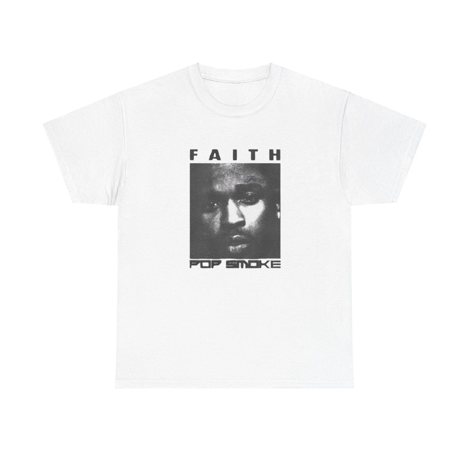 Pop Smoke Faith T-Shirt Tee Album Tour Merch - All Sizes XL