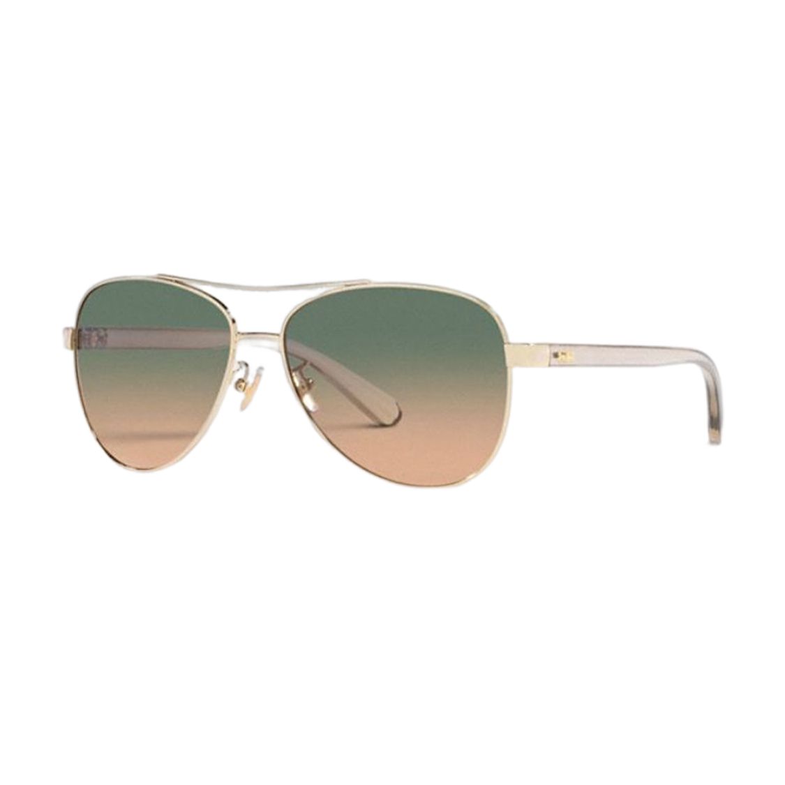 

Coach Fashion Pilot Style Sunglasses With Carriage Pattern Women sunglasses L1015-VVB Gold,F