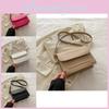 Vintage Chic Pu Mini Shoulder Bag Stylish Crossbody Purse For Women In Black White Pink Khaki And Brown