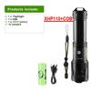 Side Light Flashlight Super Bright XHP110 LED+COB Torch Rechargeable Flash Light Waterproof Lamp Zoomable Lantern