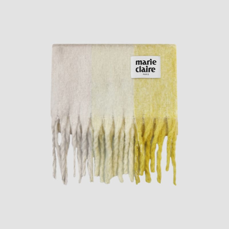 Marieclaire Cotton Candy Check Muffler (MODDSC01MB)