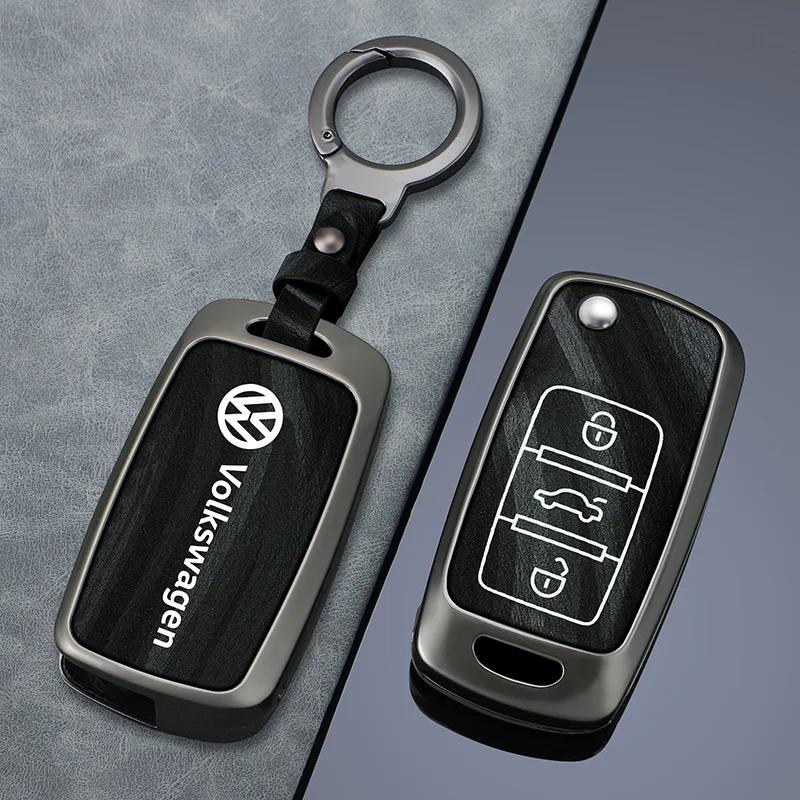 2026 Hot Styling Mouldings For VOLKSWAGEN VW 3 Buttons Zinc Alloy Car Protection Gray Key For Volkswagen VW Polo Tiguan Golf Jet