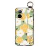 Fashion Design Ring Phone Case For Realme C67 4G Back Cover Kickstand Wrist Strap Anti-dust Anti-knock Soft case Flower