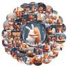 50PCS Winter Animal Stickers: Cute Pet Designs for Water Bottles, Journals, and Notebooks