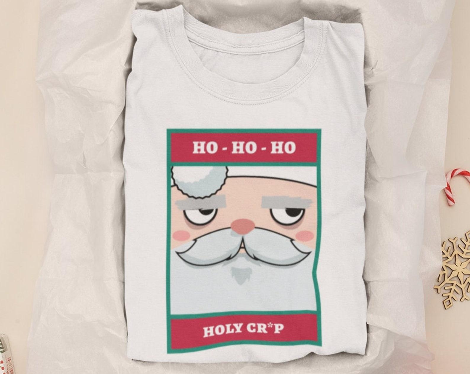 Funny Santa Christmas T-shirt - Grumpy Santa Tee 2XL