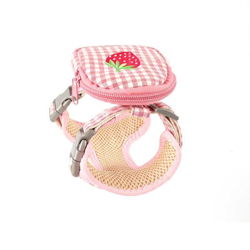 Small Dog Harness And Leash Set Soft Cute Breathable Polyester Mesh Cat Harness For Bichon Teddy Cats Vest Dog Accessories