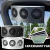 Car Exhaust Fan USB Rechargeable/solar Air Circulation Cooling and Heat Dissipation High Wind Power 2/3 Head Ventilation