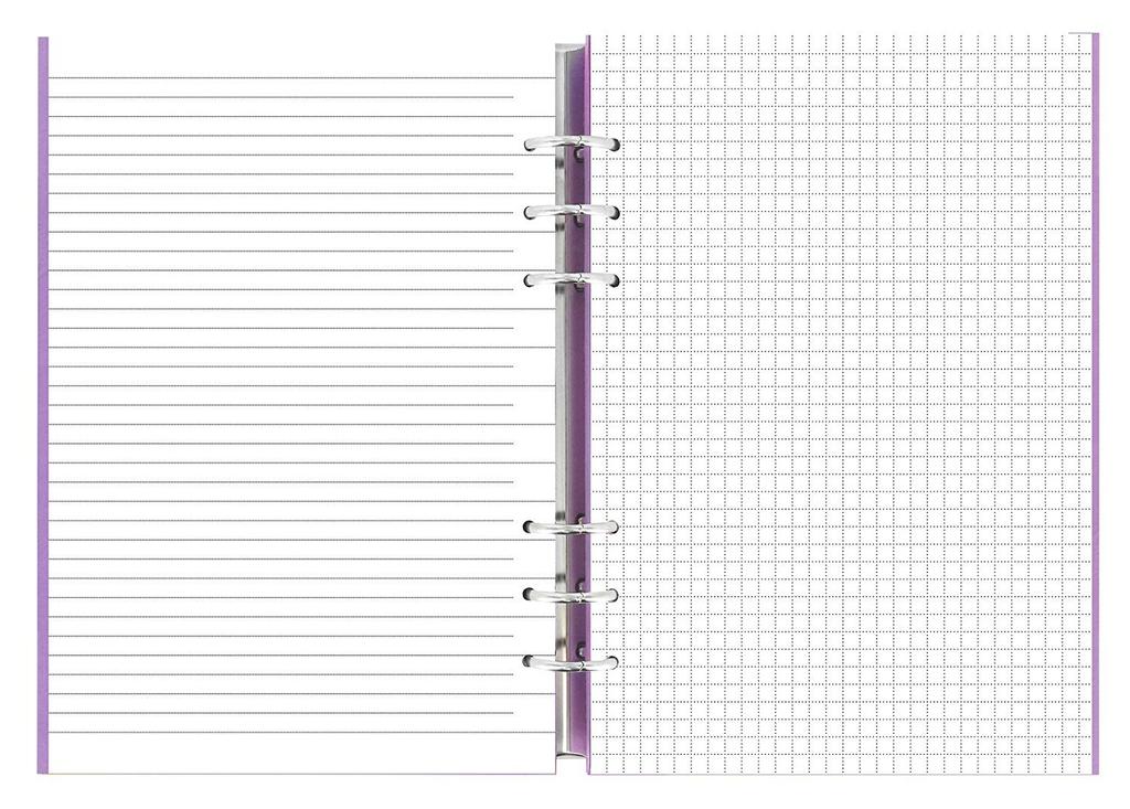 Filofax System Organizer Clipbook A5 Orchid Purple 023623 [Used]